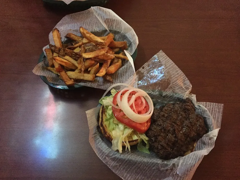 Burger and Fresh Cut Fries